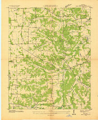 New Concord Kentucky Historical topographic map, 1:24000 scale, 7.5 X 7.5 Minute, Year 1936