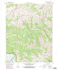 New Liberty Kentucky Historical topographic map, 1:24000 scale, 7.5 X 7.5 Minute, Year 1950