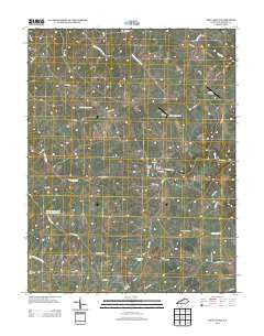 New Castle Kentucky Historical topographic map, 1:24000 scale, 7.5 X 7.5 Minute, Year 2013