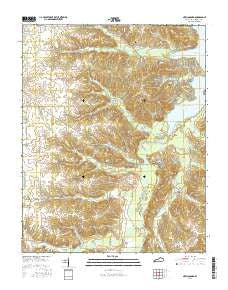New Concord Kentucky Current topographic map, 1:24000 scale, 7.5 X 7.5 Minute, Year 2016