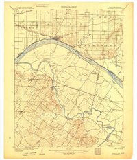 Newburg Indiana Historical topographic map, 1:62500 scale, 15 X 15 Minute, Year 1905