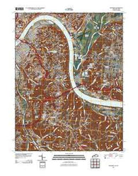 Newport Kentucky Historical topographic map, 1:24000 scale, 7.5 X 7.5 Minute, Year 2010