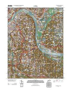Newport Kentucky Historical topographic map, 1:24000 scale, 7.5 X 7.5 Minute, Year 2013