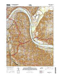 Newport Kentucky Current topographic map, 1:24000 scale, 7.5 X 7.5 Minute, Year 2016