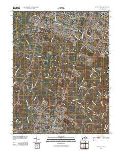 Nicholasville Kentucky Historical topographic map, 1:24000 scale, 7.5 X 7.5 Minute, Year 2010