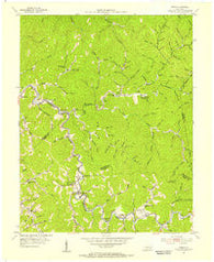 Noble Kentucky Historical topographic map, 1:24000 scale, 7.5 X 7.5 Minute, Year 1954