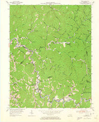 Noble Kentucky Historical topographic map, 1:24000 scale, 7.5 X 7.5 Minute, Year 1954