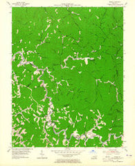 Noble Kentucky Historical topographic map, 1:24000 scale, 7.5 X 7.5 Minute, Year 1954