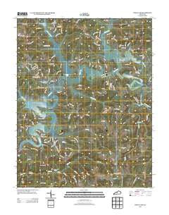 Nolin Lake Kentucky Historical topographic map, 1:24000 scale, 7.5 X 7.5 Minute, Year 2013
