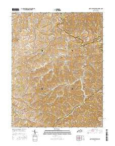 North Middletown Kentucky Current topographic map, 1:24000 scale, 7.5 X 7.5 Minute, Year 2016
