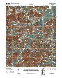 Nortonville Kentucky Historical topographic map, 1:24000 scale, 7.5 X 7.5 Minute, Year 2010