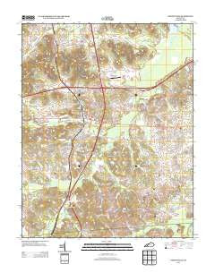 Nortonville Kentucky Historical topographic map, 1:24000 scale, 7.5 X 7.5 Minute, Year 2013