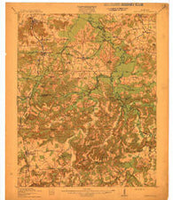 Nortonville Kentucky Historical topographic map, 1:62500 scale, 15 X 15 Minute, Year 1912