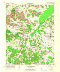 Nortonville Kentucky Historical topographic map, 1:24000 scale, 7.5 X 7.5 Minute, Year 1963