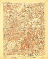 Nortonville Kentucky Historical topographic map, 1:62500 scale, 15 X 15 Minute, Year 1912