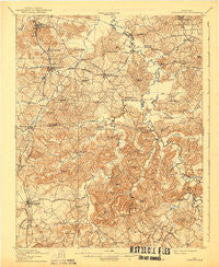 Nortonville Kentucky Historical topographic map, 1:62500 scale, 15 X 15 Minute, Year 1912