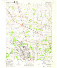 Oak Grove Kentucky Historical topographic map, 1:24000 scale, 7.5 X 7.5 Minute, Year 1979