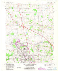 Oak Grove Kentucky Historical topographic map, 1:24000 scale, 7.5 X 7.5 Minute, Year 1979