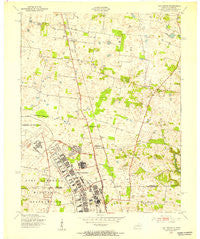 Oak Grove Kentucky Historical topographic map, 1:24000 scale, 7.5 X 7.5 Minute, Year 1951