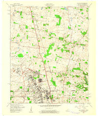 Oak Grove Kentucky Historical topographic map, 1:24000 scale, 7.5 X 7.5 Minute, Year 1957