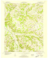 Oak Level Kentucky Historical topographic map, 1:24000 scale, 7.5 X 7.5 Minute, Year 1951