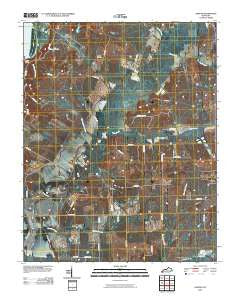 Oakton Kentucky Historical topographic map, 1:24000 scale, 7.5 X 7.5 Minute, Year 2010