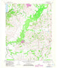 Oakton Kentucky Historical topographic map, 1:24000 scale, 7.5 X 7.5 Minute, Year 1970