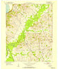 Oakton Kentucky Historical topographic map, 1:24000 scale, 7.5 X 7.5 Minute, Year 1951
