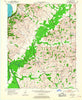 Oakton Kentucky Historical topographic map, 1:24000 scale, 7.5 X 7.5 Minute, Year 1951