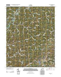 Offutt Kentucky Historical topographic map, 1:24000 scale, 7.5 X 7.5 Minute, Year 2013