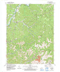 Offutt Kentucky Historical topographic map, 1:24000 scale, 7.5 X 7.5 Minute, Year 1992