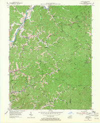 Offutt Kentucky Historical topographic map, 1:24000 scale, 7.5 X 7.5 Minute, Year 1954