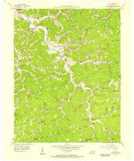 Ogle Kentucky Historical topographic map, 1:24000 scale, 7.5 X 7.5 Minute, Year 1954