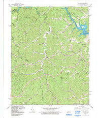 Oil Springs Kentucky Historical topographic map, 1:24000 scale, 7.5 X 7.5 Minute, Year 1992