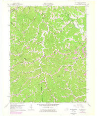 Oil Springs Kentucky Historical topographic map, 1:24000 scale, 7.5 X 7.5 Minute, Year 1962