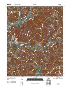 Olaton Kentucky Historical topographic map, 1:24000 scale, 7.5 X 7.5 Minute, Year 2010