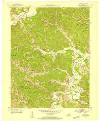 Oldtown Kentucky Historical topographic map, 1:24000 scale, 7.5 X 7.5 Minute, Year 1953