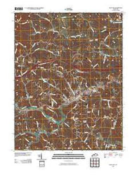 Olive Hill Kentucky Historical topographic map, 1:24000 scale, 7.5 X 7.5 Minute, Year 2010