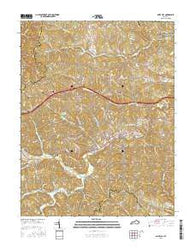 Olive Hill Kentucky Current topographic map, 1:24000 scale, 7.5 X 7.5 Minute, Year 2016