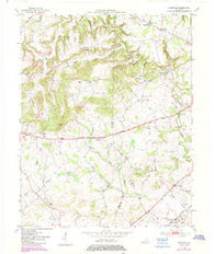 Olmstead Kentucky Historical topographic map, 1:24000 scale, 7.5 X 7.5 Minute, Year 1950