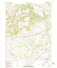 Olmstead Kentucky Historical topographic map, 1:24000 scale, 7.5 X 7.5 Minute, Year 1950
