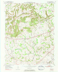 Olmstead Kentucky Historical topographic map, 1:24000 scale, 7.5 X 7.5 Minute, Year 1951