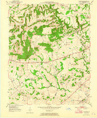 Olmstead Kentucky Historical topographic map, 1:24000 scale, 7.5 X 7.5 Minute, Year 1951