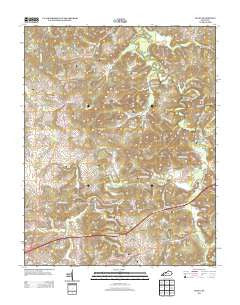 Olney Kentucky Historical topographic map, 1:24000 scale, 7.5 X 7.5 Minute, Year 2013