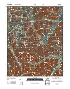 Olympia Kentucky Historical topographic map, 1:24000 scale, 7.5 X 7.5 Minute, Year 2010