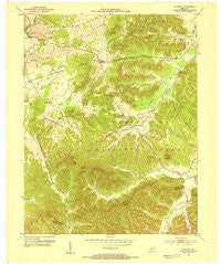 Olympia Kentucky Historical topographic map, 1:24000 scale, 7.5 X 7.5 Minute, Year 1953