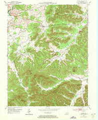 Olympia Kentucky Historical topographic map, 1:24000 scale, 7.5 X 7.5 Minute, Year 1953