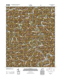 Oneida Kentucky Historical topographic map, 1:24000 scale, 7.5 X 7.5 Minute, Year 2013