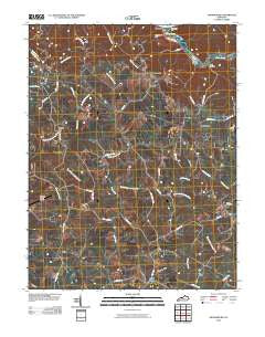 Orangeburg Kentucky Historical topographic map, 1:24000 scale, 7.5 X 7.5 Minute, Year 2010