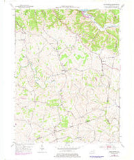 Orangeburg Kentucky Historical topographic map, 1:24000 scale, 7.5 X 7.5 Minute, Year 1952